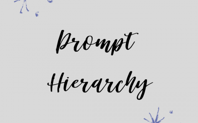 Prompt Hierarchy  – A tool for your AAC Toolbox