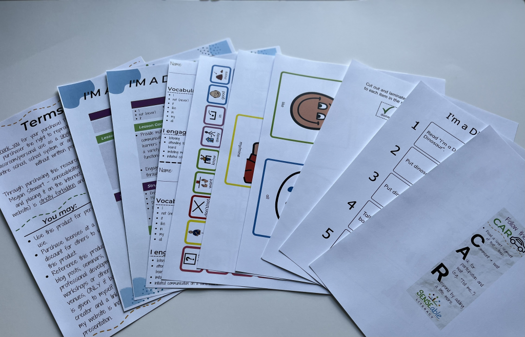 I'm a Dirty Dinosaur Digital Downloads - SENSEable Literacy