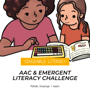 cover photo of the AAC & Emergent Literacy Challenge